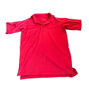 5. 11 Tactical Red Short Sleeve Collared Polo Men’s Shirt